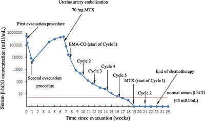 Case report: Conservative treatment for fertility preservation in a woman with hemoperitoneum due to an invasive mole